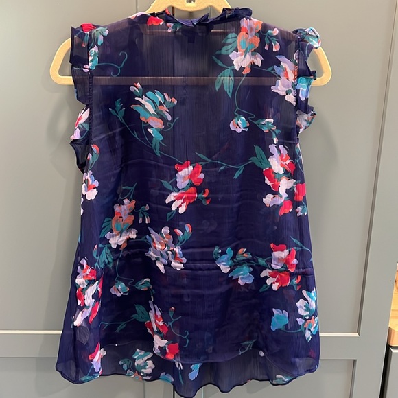French Connection Sleeveless Floral Blouse - Picture 2 of 5